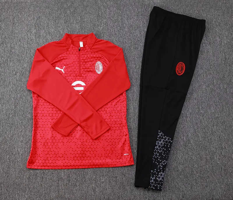 23-24 AC Milan Long Sleeve Training Suit Yupoo 1