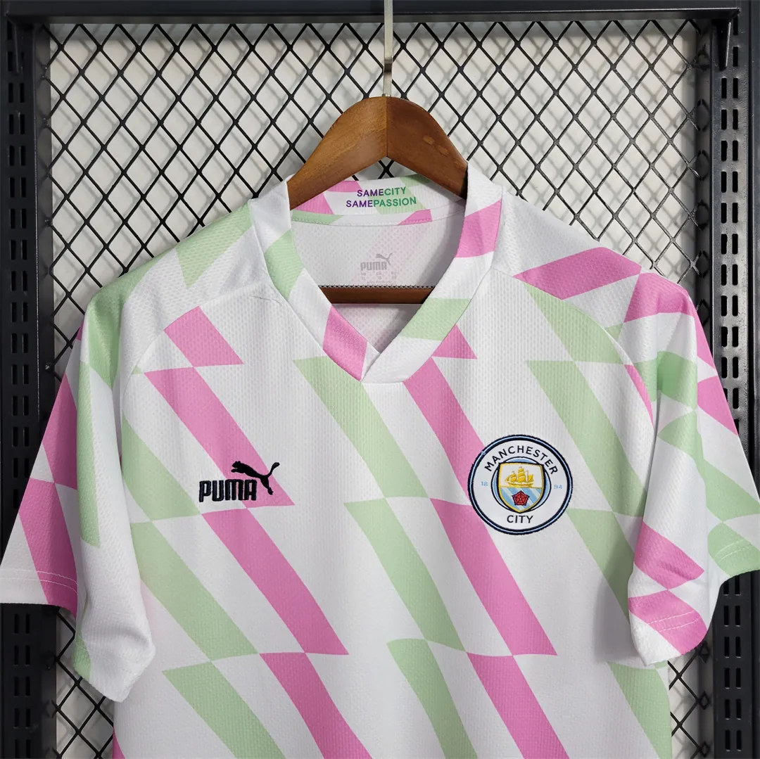 23-24 Manchester City white training suit 1