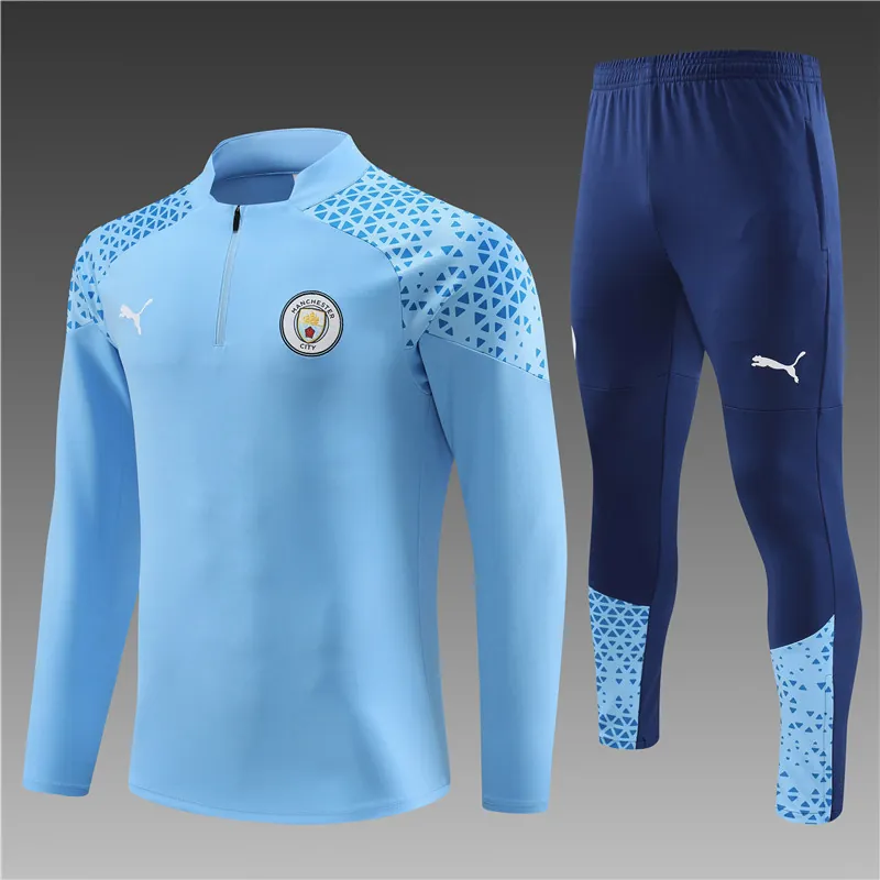 23-24 Manchester City Long Sleeve Training Suit Yupoo 3