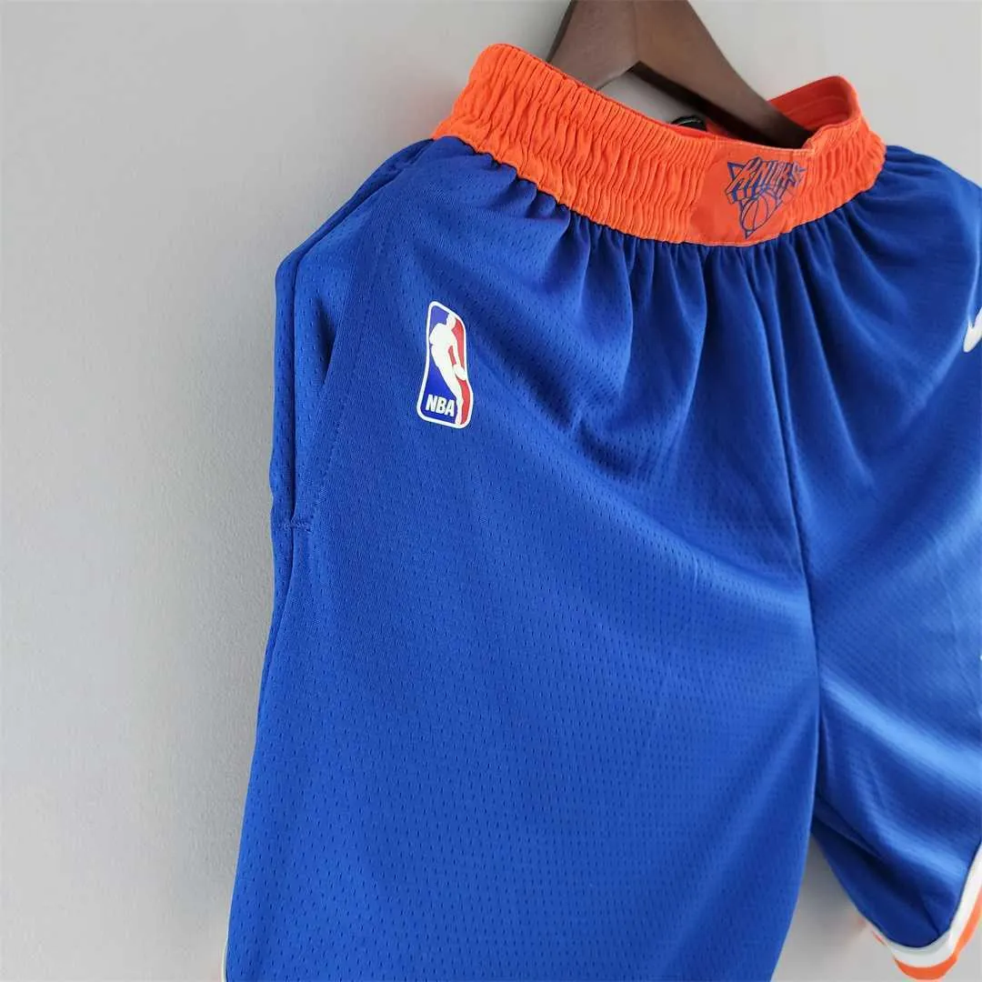 New York Knicks NBA Shorts Blue 6