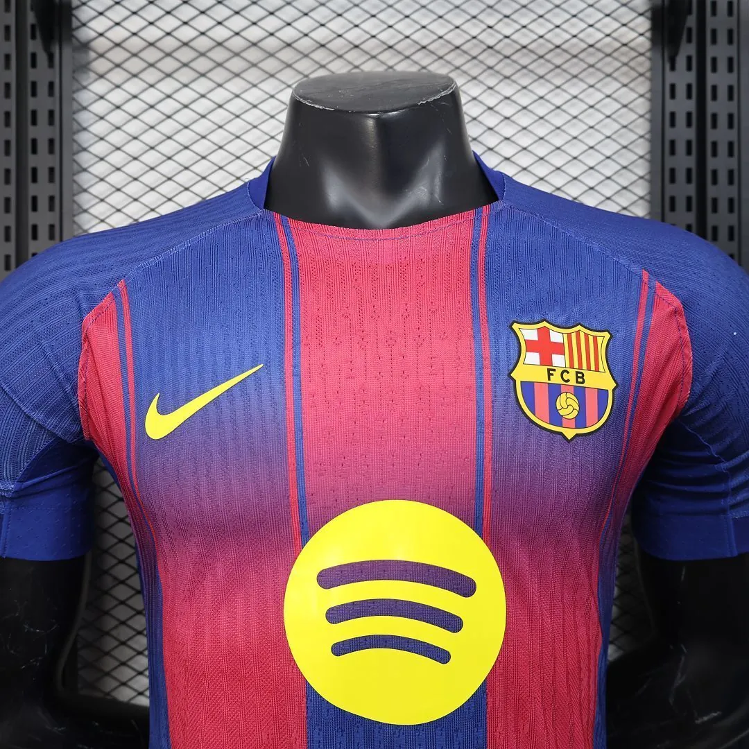 25-26 Barcelona Home Kit Player Version Shirt AAAAJersey Supplier Yupoo 7