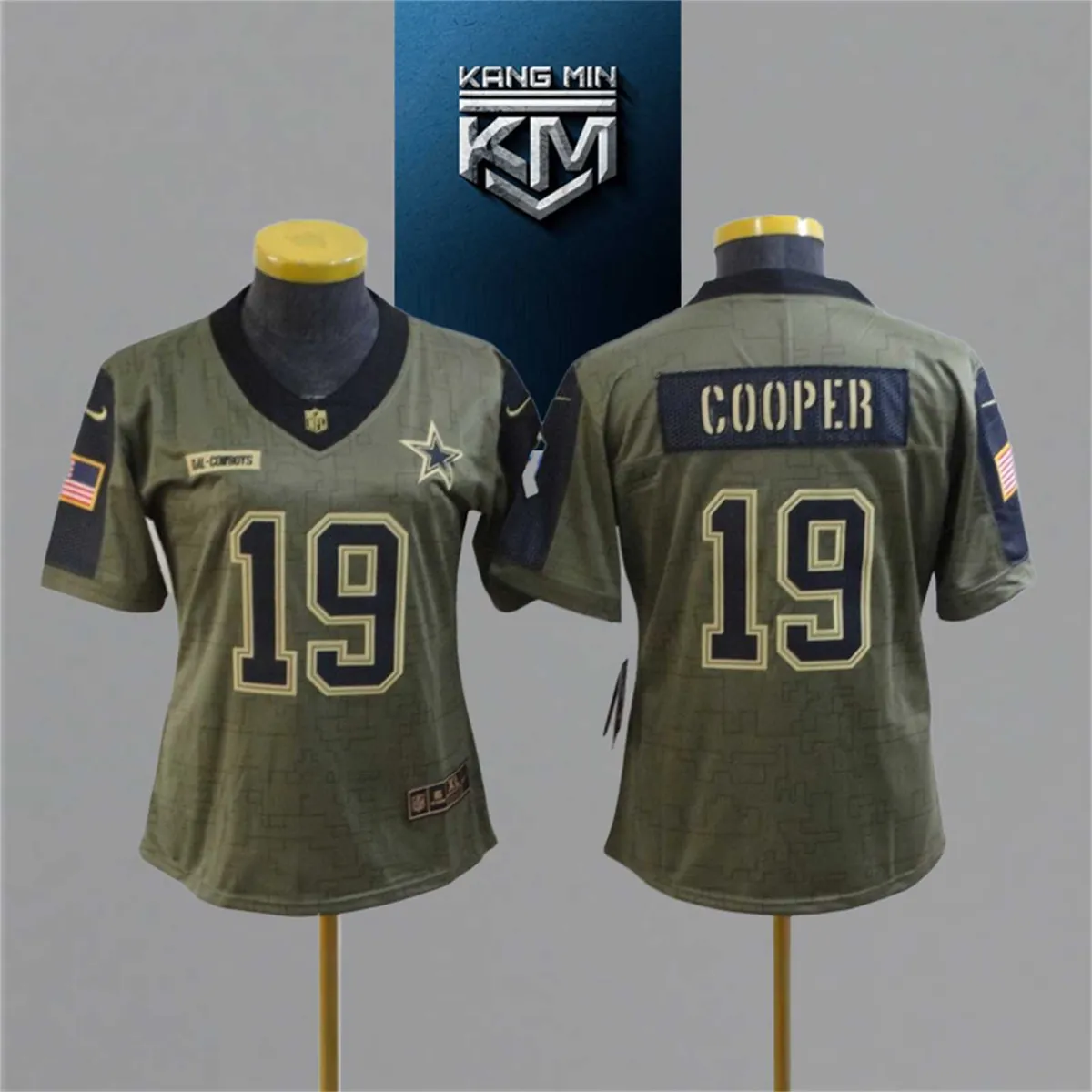 2021 New Tribute to NFL Jersey woman 4