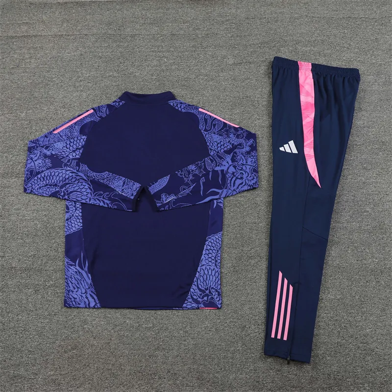 24-25 Real Madrid Long Sleeve Training Suit Football Shirts 2