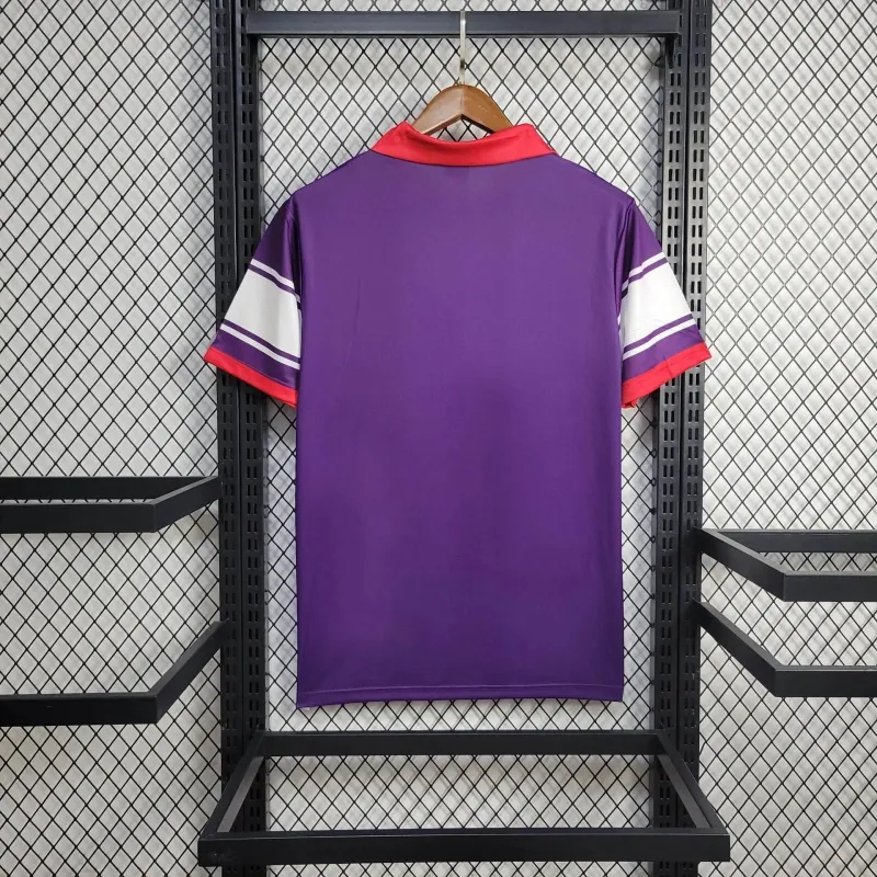 84-85 Florence Home Retro Kit Vintage Shirt Football AAAAJersey Supplier 3