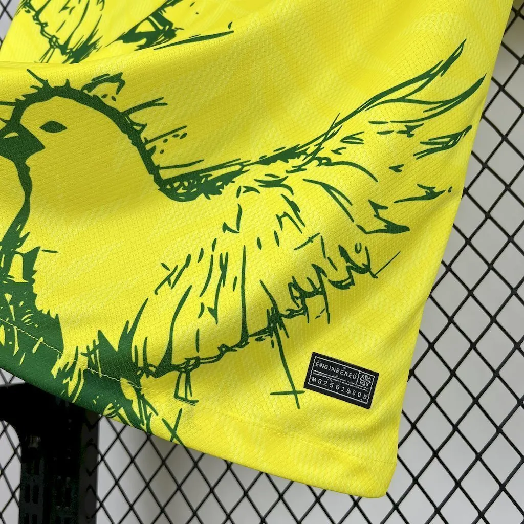 2025 Brazil Yellow Pigeon Special Edition Kit Football T-Shirt AAAAJersey Supply Yupoo 4