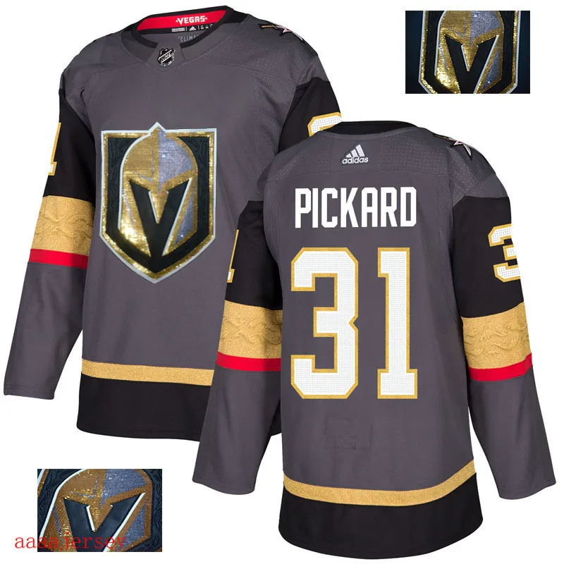 2018 Vegas Golden Knights ice hockey jersey M-3XL 维加斯金骑士队时尚亮片款冰球服 12