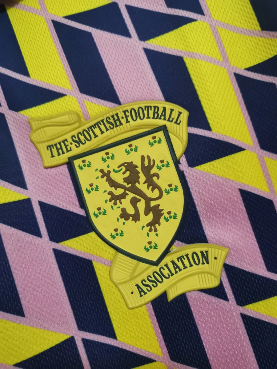 88-89 Scotland third away soccer jersey 2