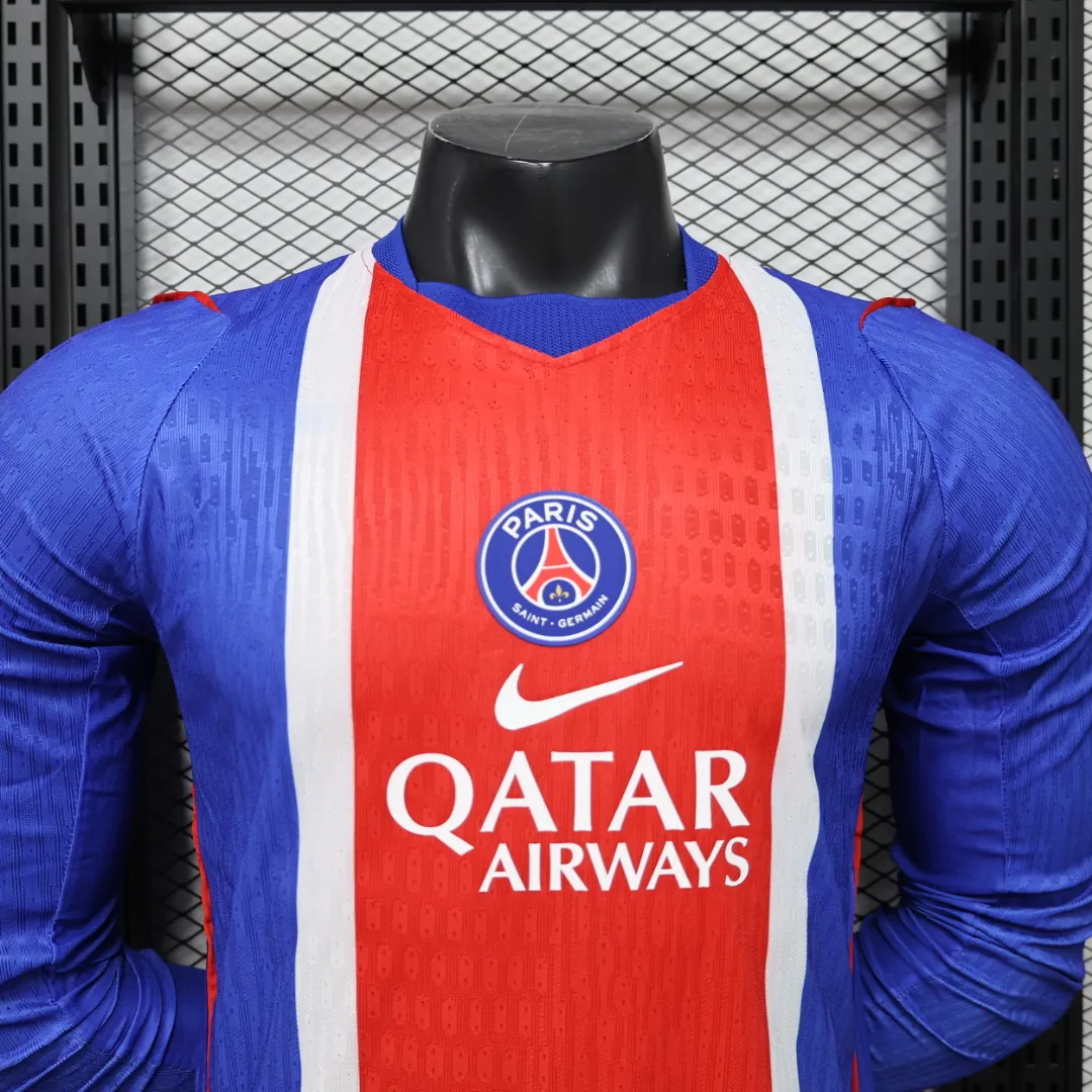 26-27 PSG Mens Home Kit Player Version Football Long Sleeve Shirts AAAAJersey Dropship Yupoo 8 7