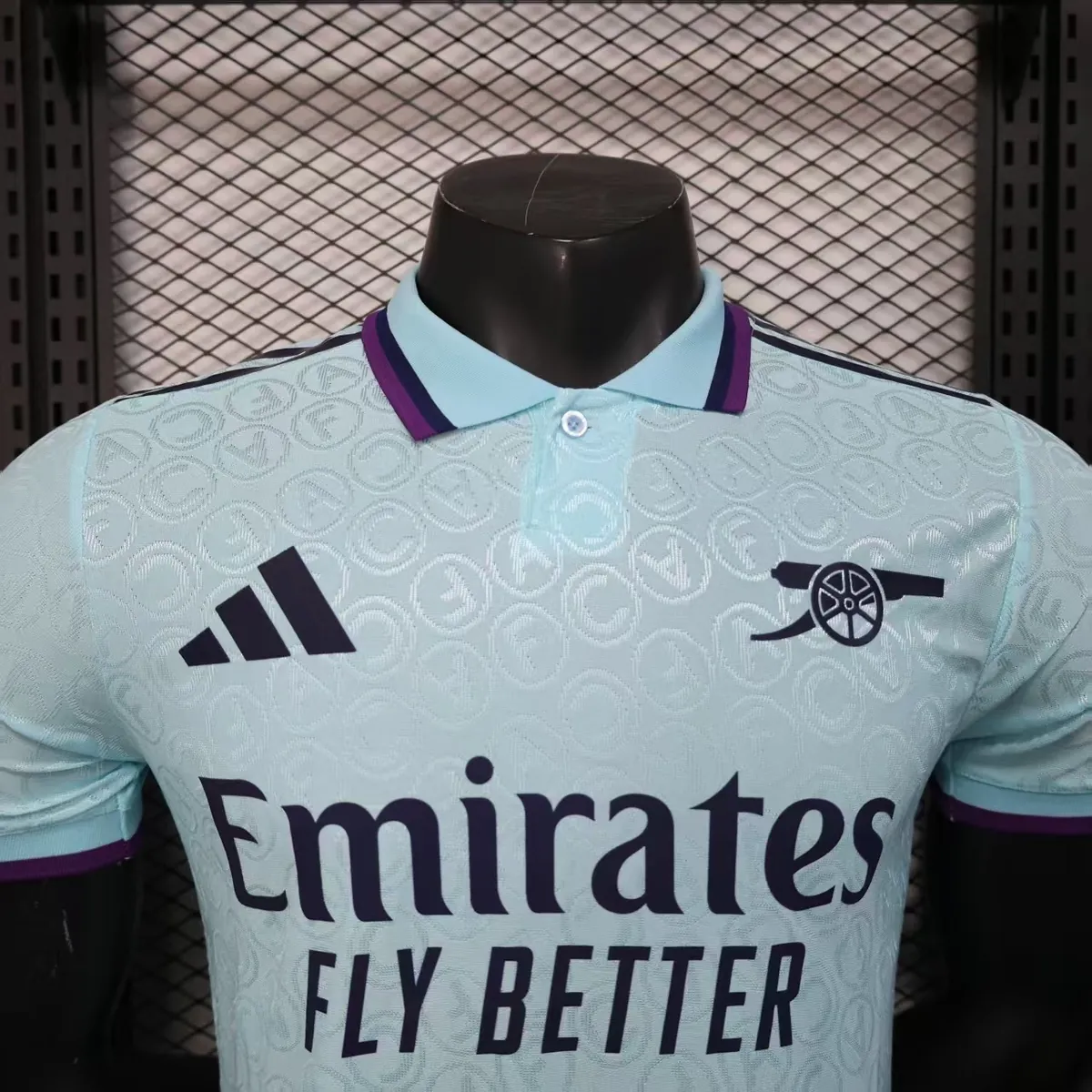 25-26 Arsenal Blue Special Edition Kit Player Version Polo Shirt AAAAJersey Dropshipping Yupoo 3