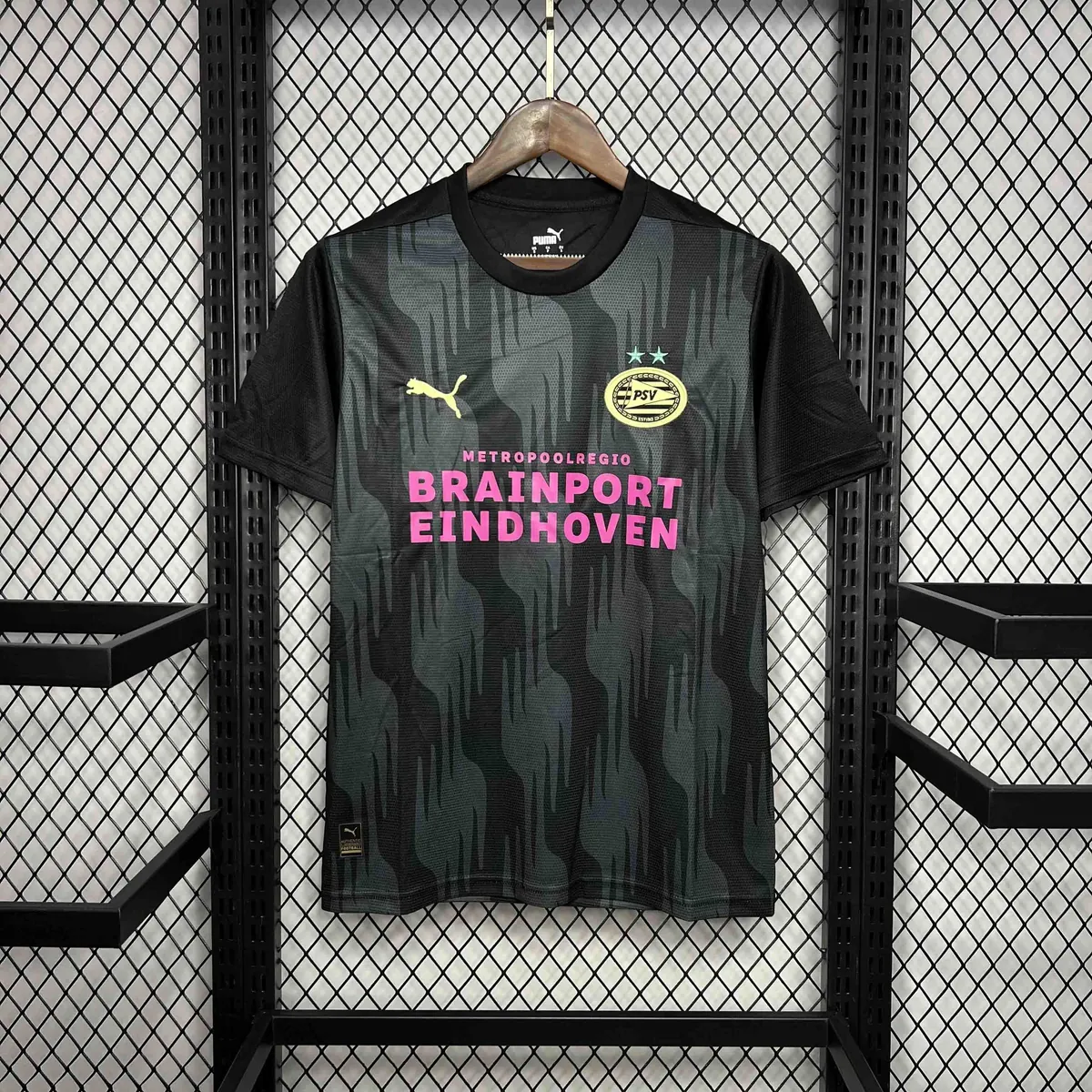 24-25 Eindhoven Training Black Kit Football Apparel AAAAJerseys Dropshipping Yupoo 6