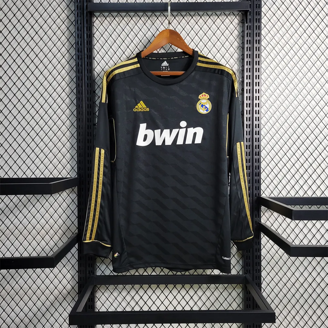 11-12 Real Madrid away black long sleeve 13