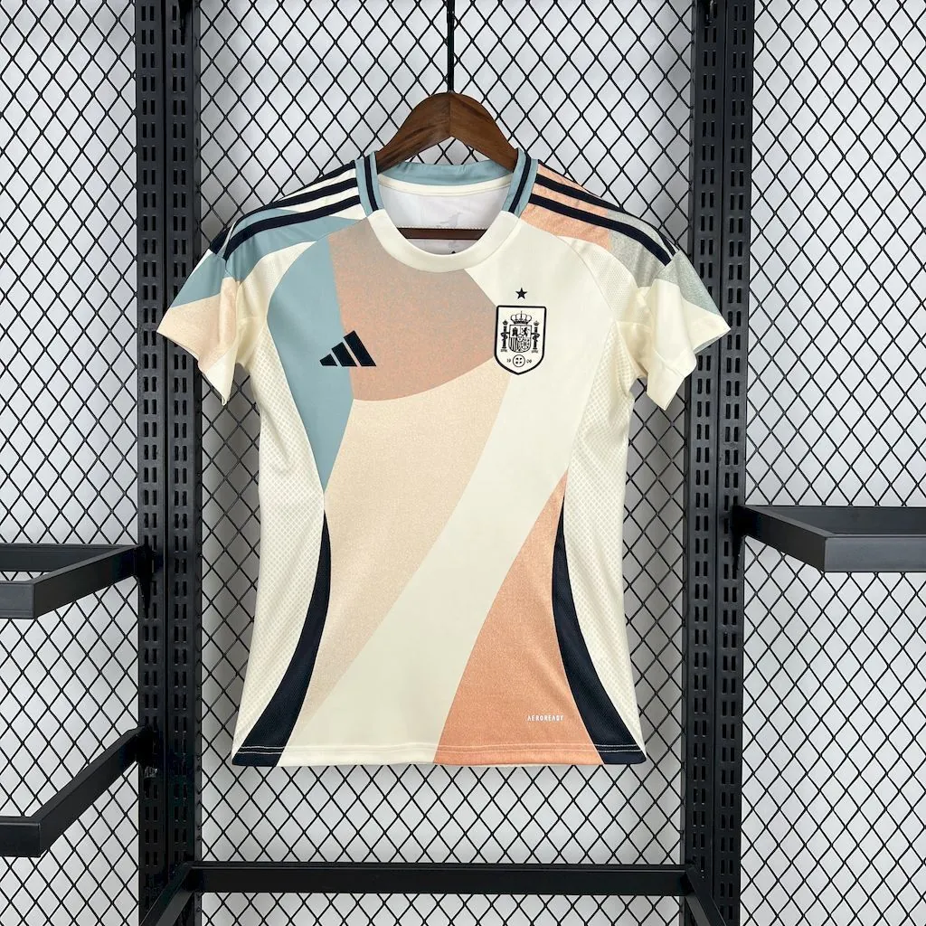 2025 Spain Women's Euro Away Shirt Lady Tee AAAAJersey Supply Yupoo 5