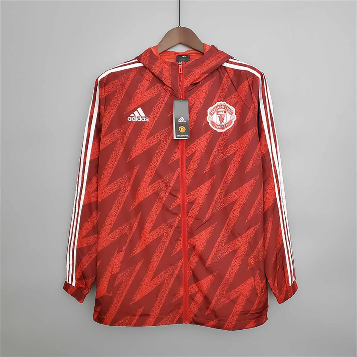 21-22 Manchester United red windbreaker 9