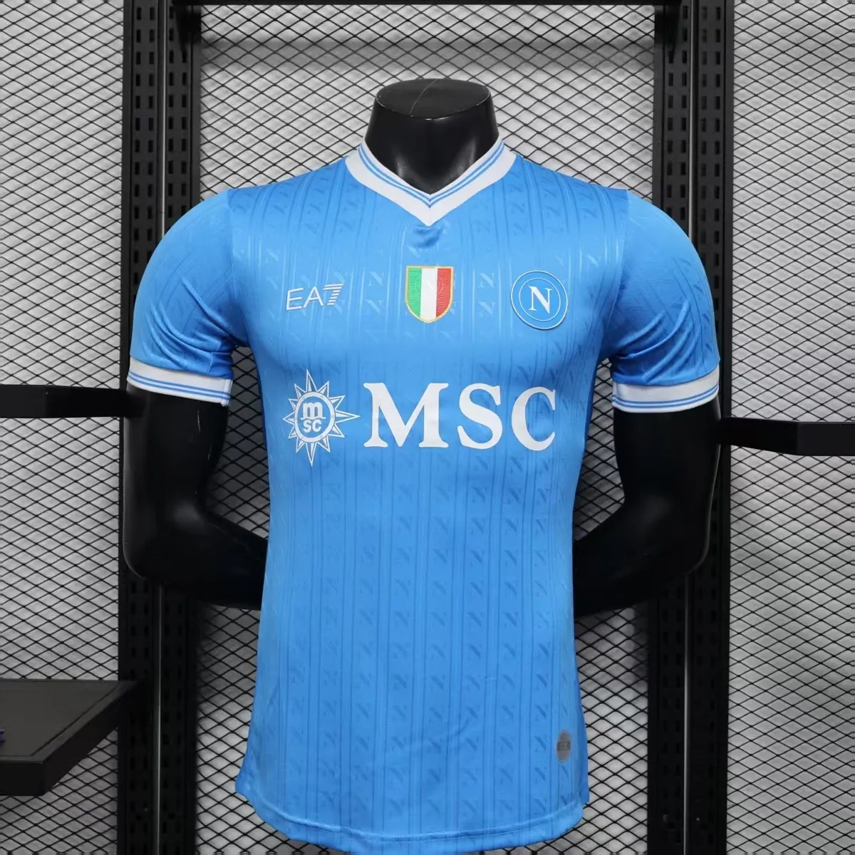 25-26 Napoli Home Player Version Kit Football T-Shirt Sport Summer Clothes AAAAJersey Supply Yu 8