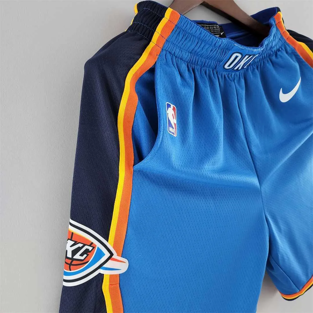 Oklahoma City Thunder NBA Shorts Blue 2