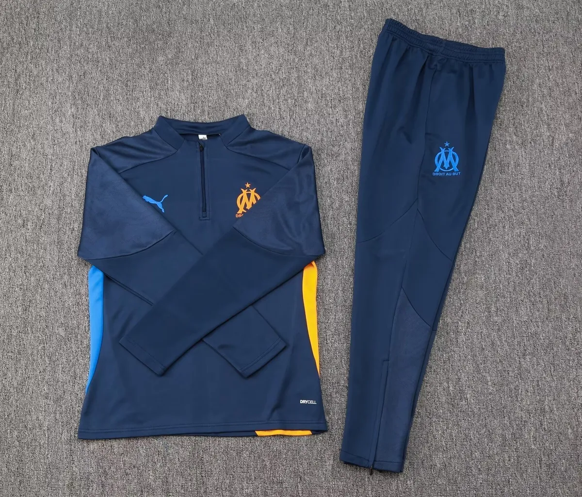 24-25 Marseille Long Sleeve Training Suit Football Shirts 2