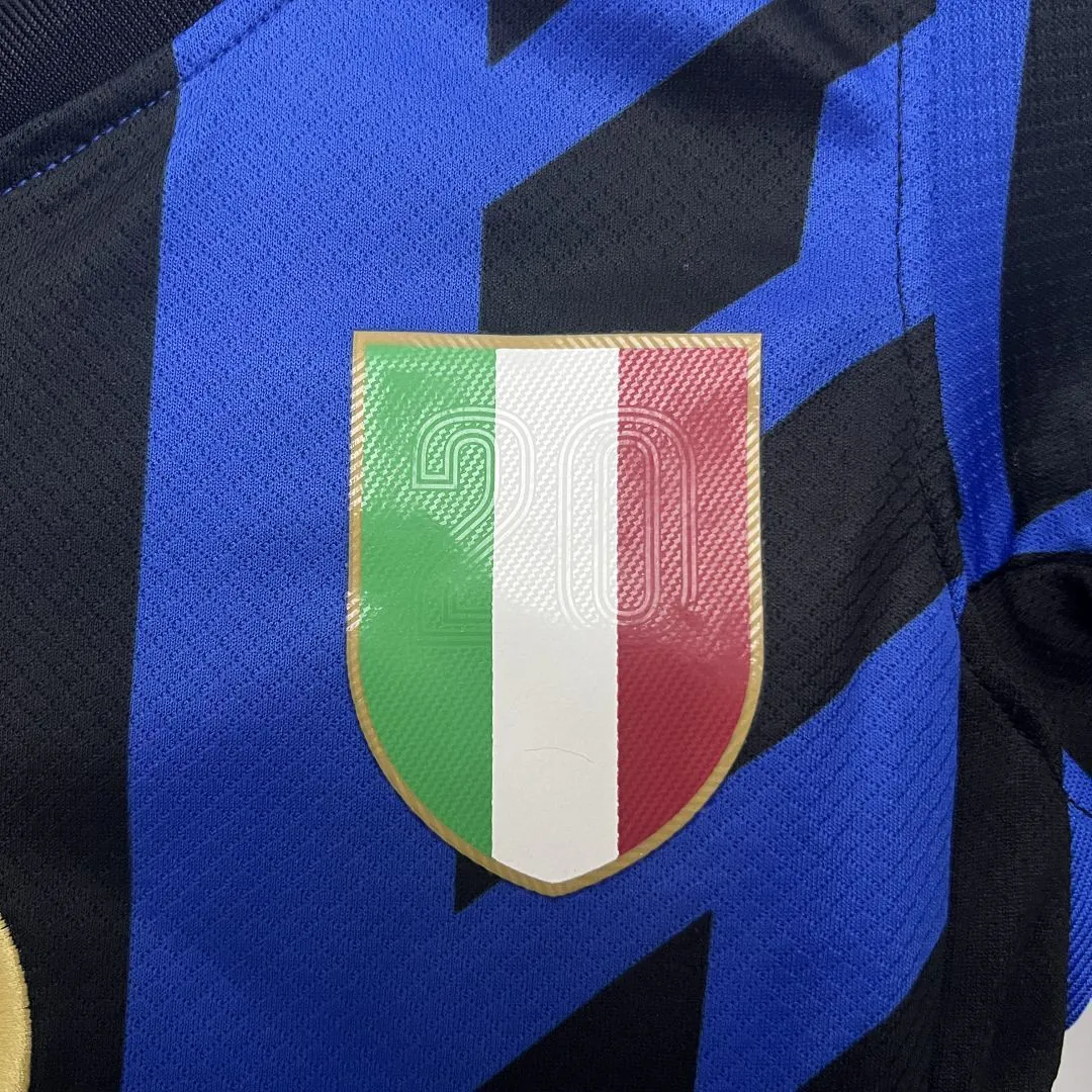24-25 Inter Milan Home Kid Kits Youth Apparels Football AAAAJersey Yupoo 6