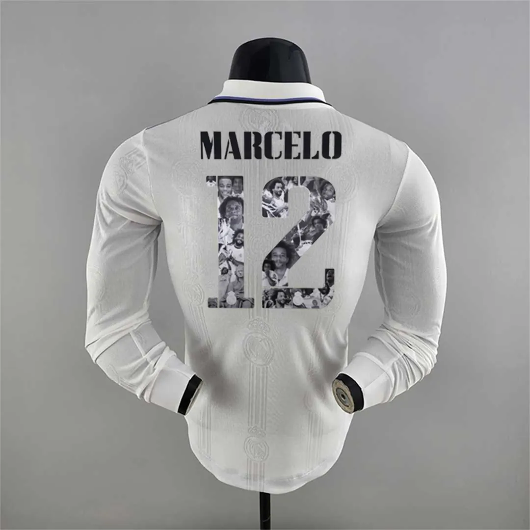 22-23 Real Madrid home long sleeve player version 4