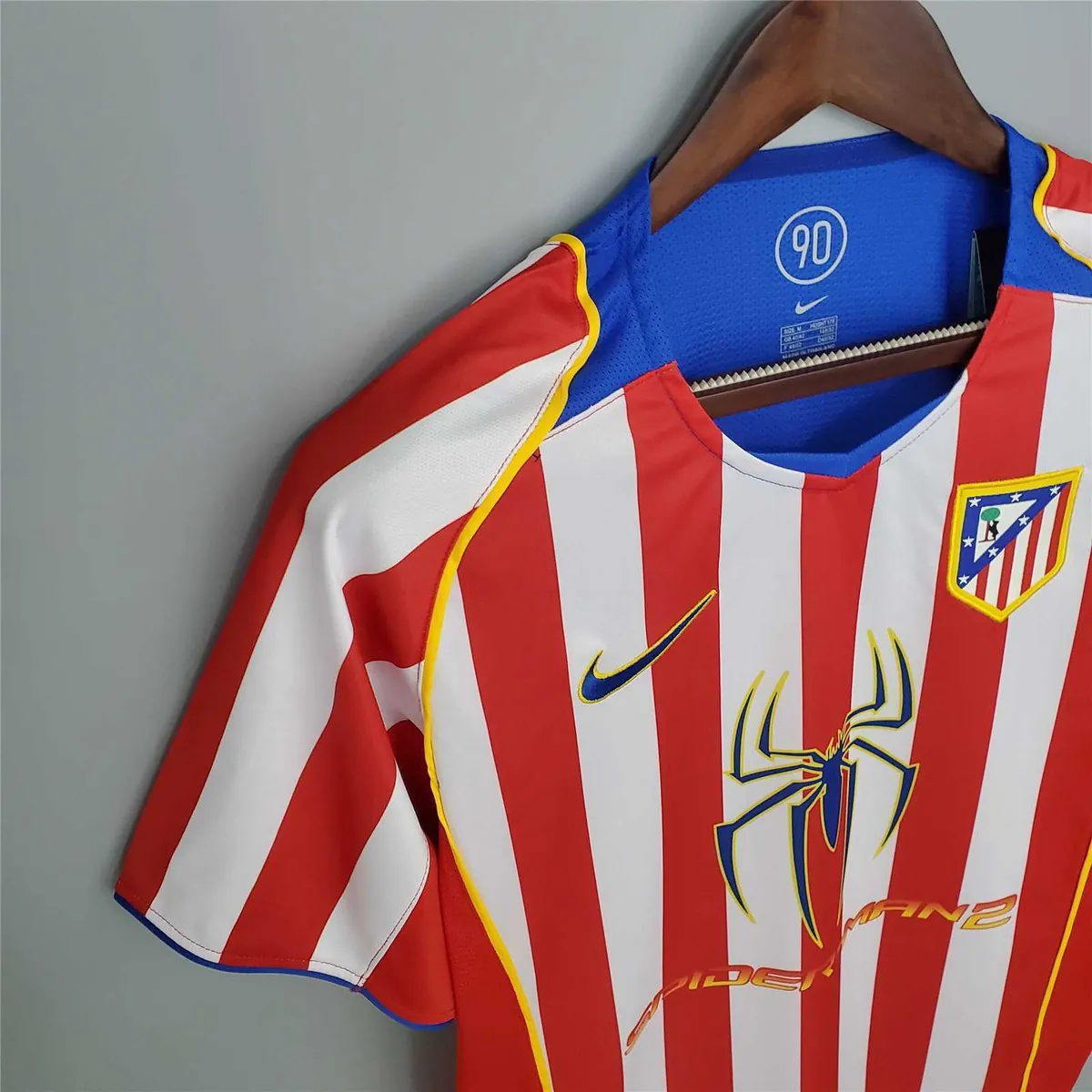 04-05 Atletico Madrid Home Kit Retro Football Vintage Uniform AAAAJersey Supply Yupoo 11