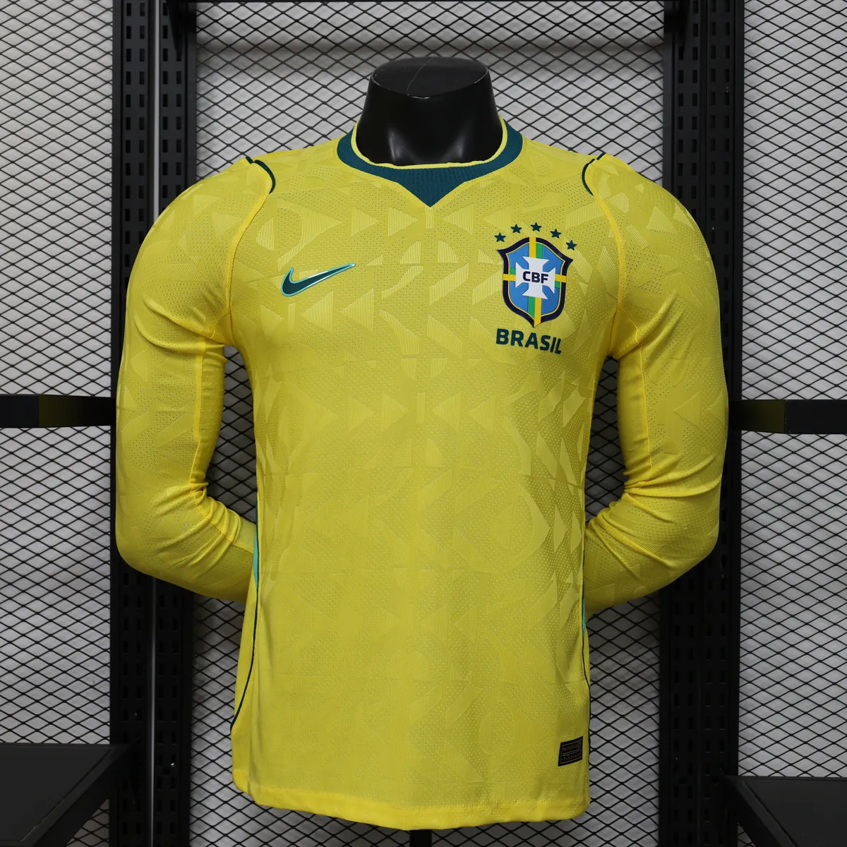 2026 World Cup Brazil Home Kit Player Version Football Long Sleeve Shirt AAAAJersey Supply Yupoo 5