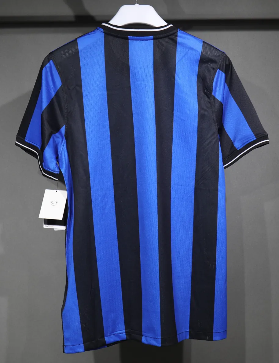 09-10 Inter Milan Home Retro Kit Vintage Player Version Sino Shirt AAAAJersey Dropship Yupoo 3