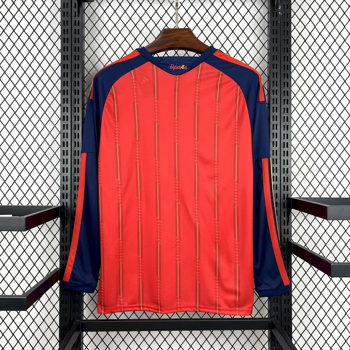2026 Spain Home Kit Soccer World Cup Long Sleeve T-Shirt AAAAJersey Supply Yupoo 2