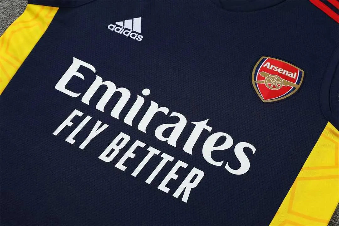 22-23 Arsenal vest training suit kit Royal Blue 16