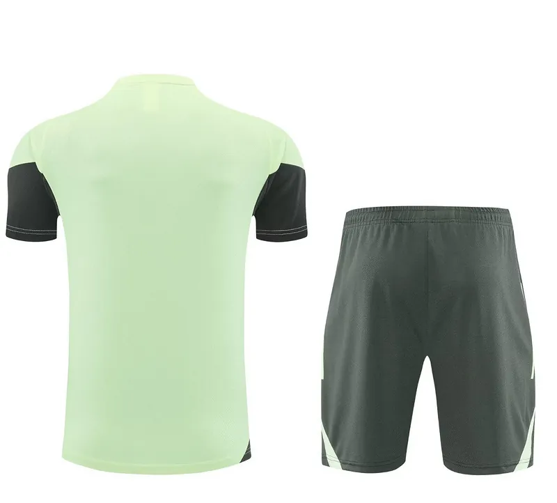 25-26 Real Madrid Light Green Training Kits Football Tracksuits 2