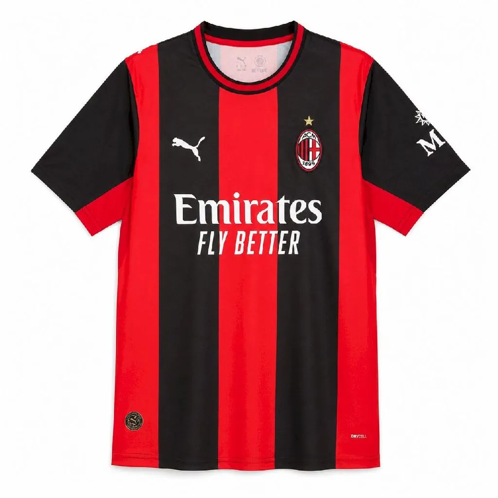 26-27 AC Milan Mens Home Kit Football T-Shirt AAAAJersey Supply Yupoo 9 6