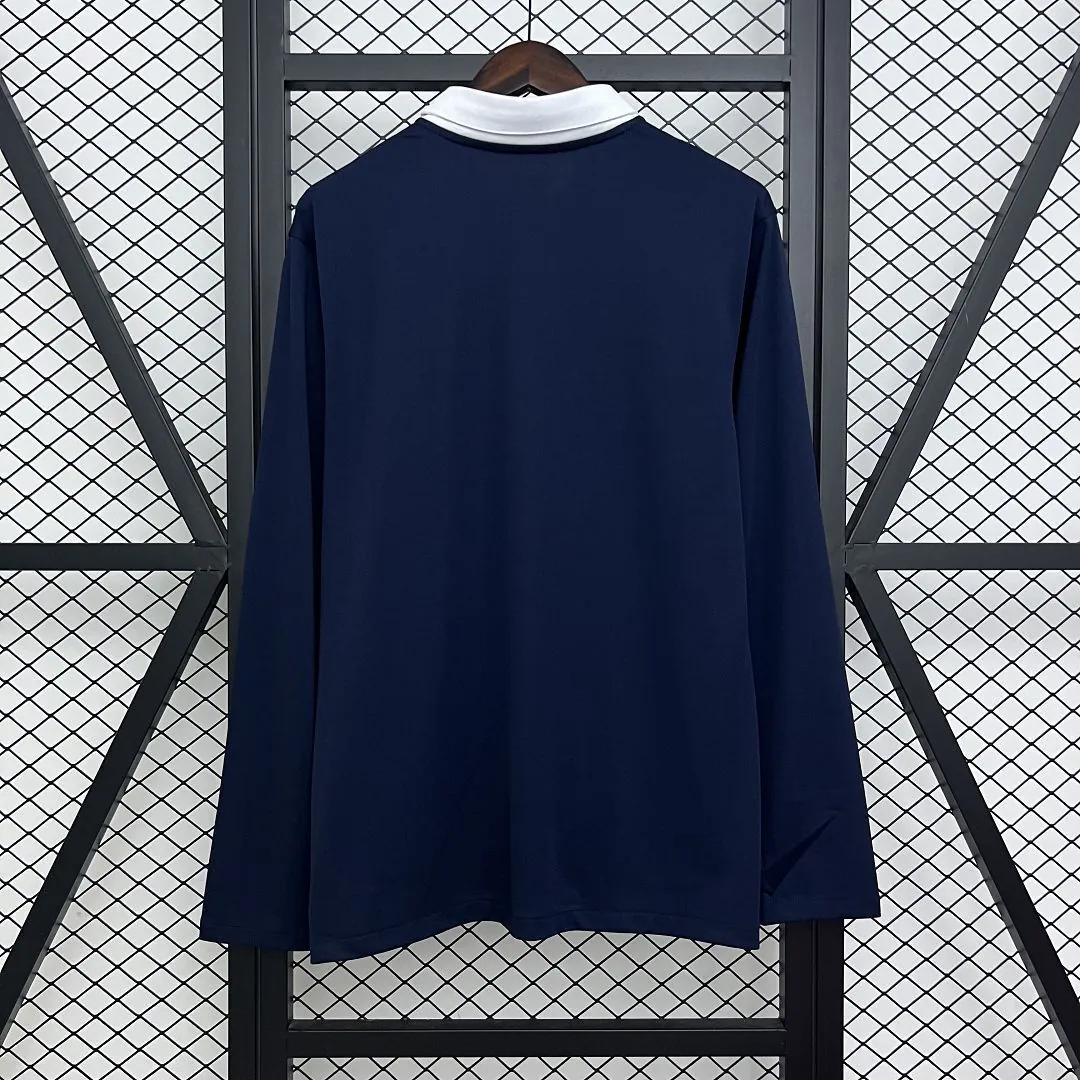 2014 France Home Retro Long Sleeve Kit Vintage Shirt AAAAJersey Wholesale Yupoo 2