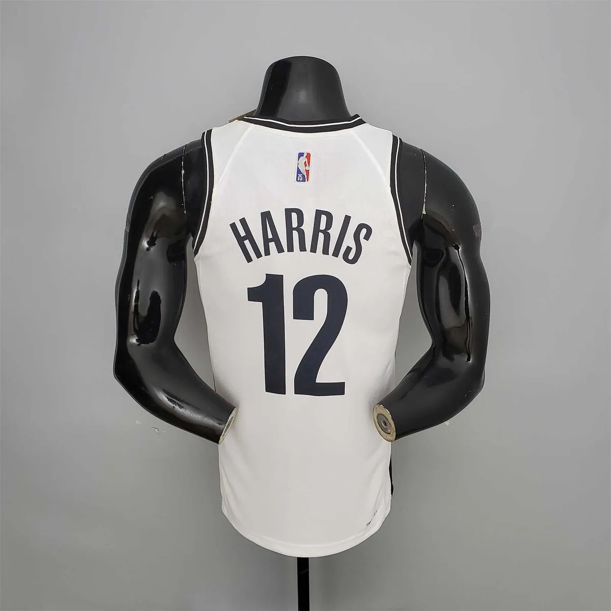 75th Anniversary Harris #12 Nets White 7