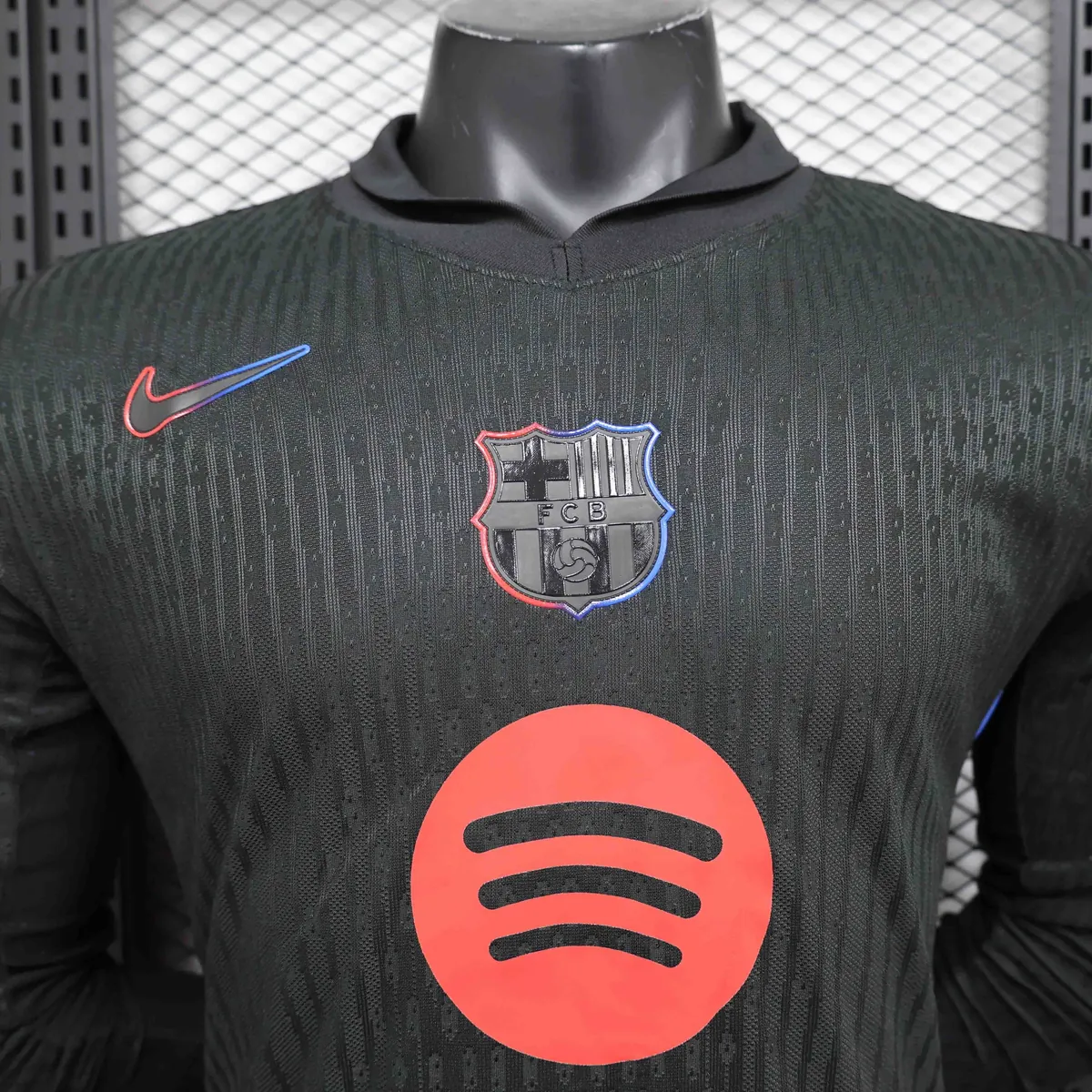 24-25 Barcelona Away Long Sleeve Kit Player Version Shirt Soccer AAAAJersey Yupoo 2