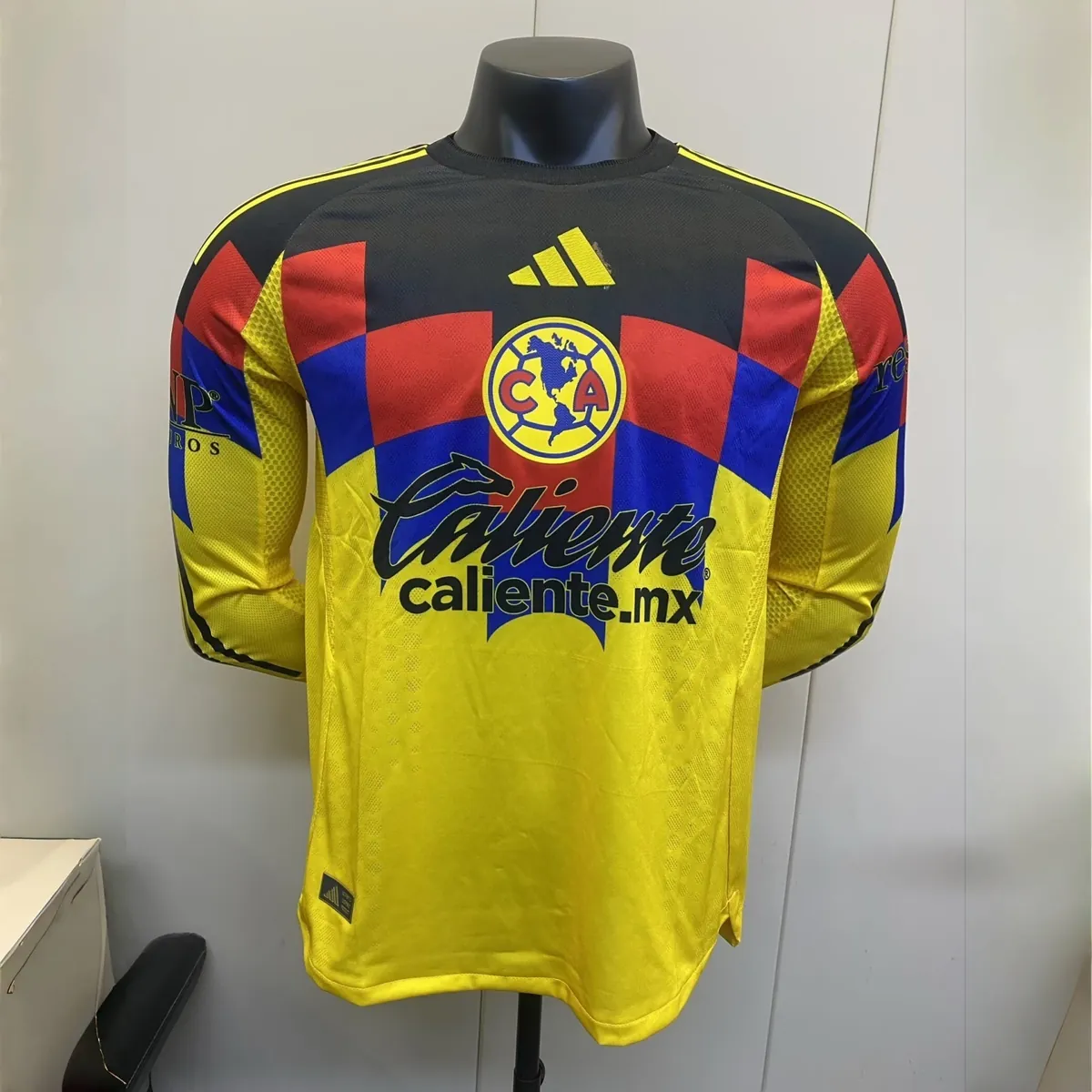 25-26 Club America Home Long Sleeve Kit Player Version Shirt Sino AAAAJersey Supply Yupoo 4