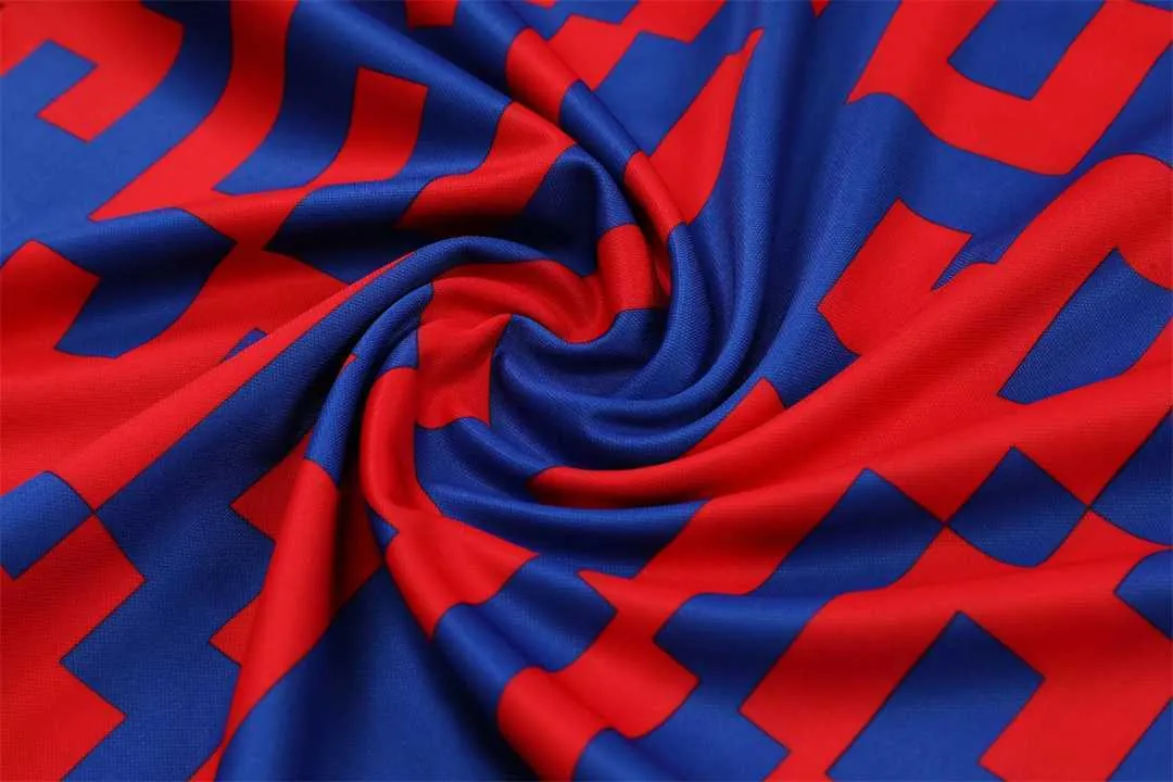 22-23 Barcelona vest training suit kit red and blue camouflage 6