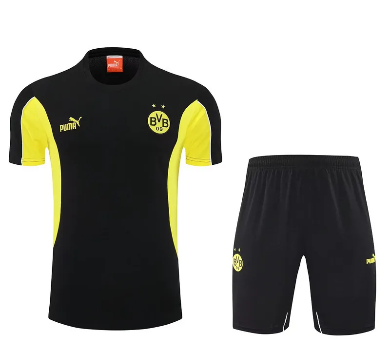 25-26 Dortmund Black&Yellow Training Kits Football Tracksuits 3