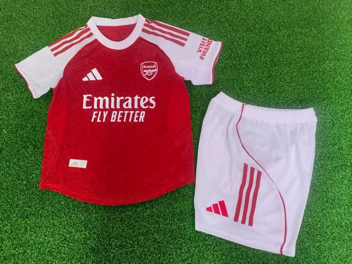 25-26 Arsenal Home Kid Player Version Kits Youth Apparels AAAAJersey Wholesale Yupoo 5