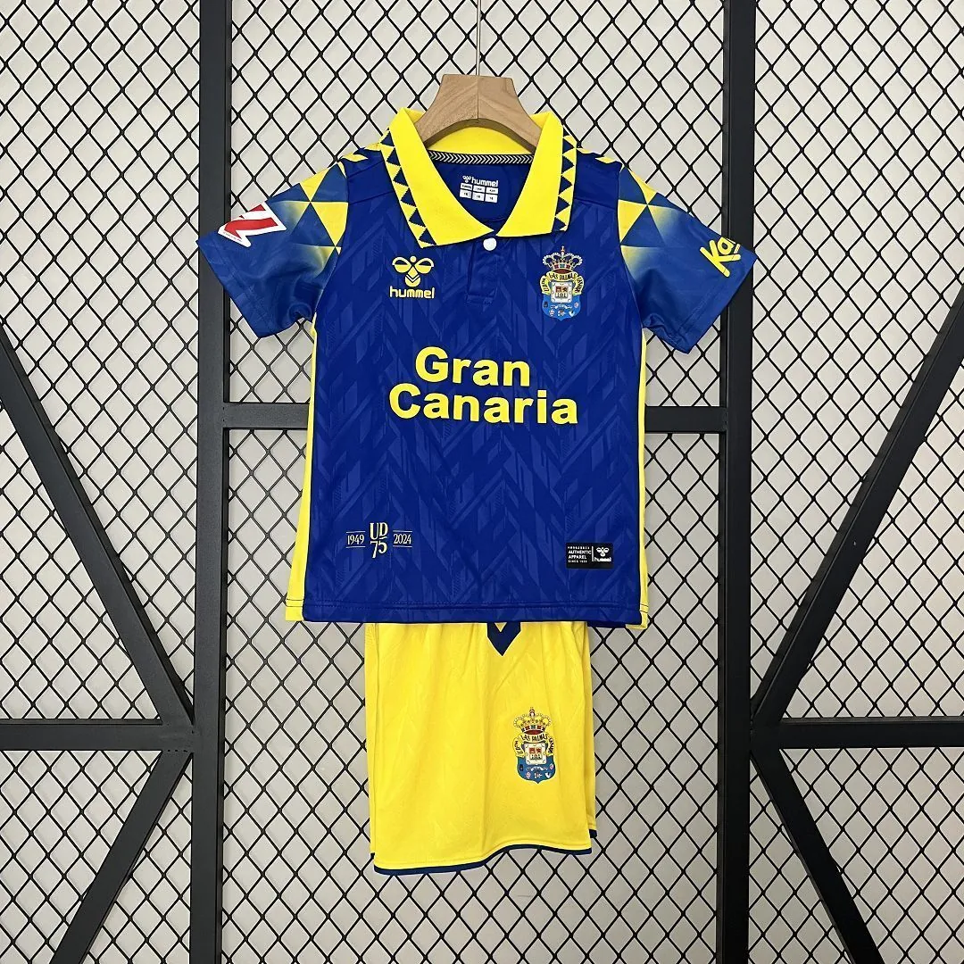 24-25 UD Las Palmas Away Kid Kits Youth Apparels Football AAAAJersey Yupoo 10