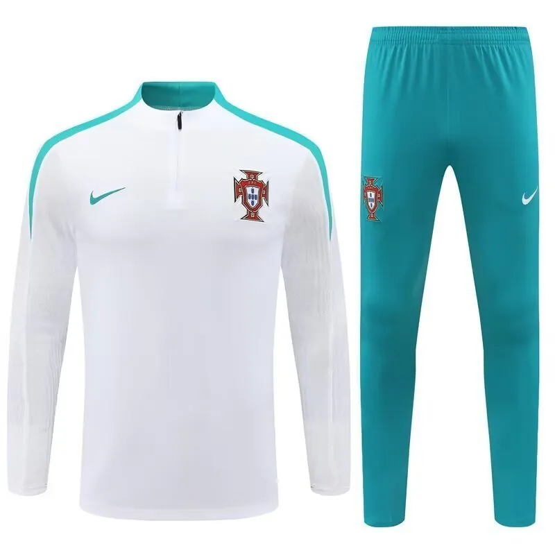 2024 Portugal Player Long Sleeve Training Suit Football Shirts 3