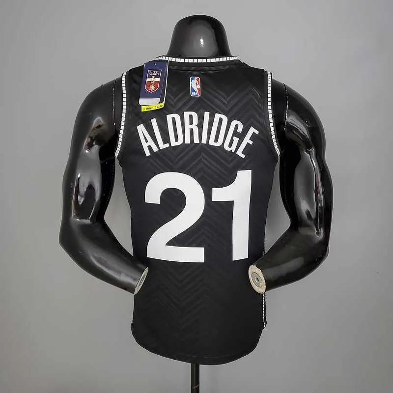 2021 ALDRIDGE#21 Brooklyn Nets Bonus Edition Black 5