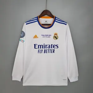 21-22 Real Madrid home long sleeve 21