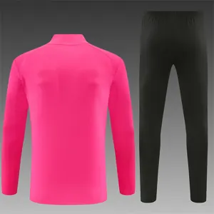 2026 Portugal Mens Kit Football Pink Training Long Sleeve Suit Yupoo 11 9