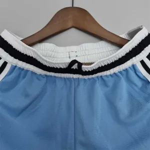 2022 Memphis Grizzlies NBA US Training Shorts Blue Black 6