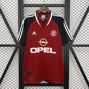 01-02 Retro Bayern Munich Home Kit Football T-Shirt AAAAJersey Dropship Yupoo