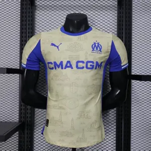 25-26 Marseille Third Player Version Kit Football T-Shirt AAAAJersey Supply Yupoo