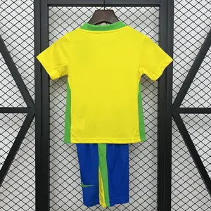 2025 Brazil Home Kid Kits Youth Apparels AAAAJersey Wholesale Yupoo 3