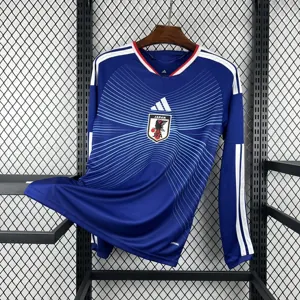 World Cup Jersey 2026 Japan Mens Home Kit Football Long Sleeve T-Shirt AAAAJersey Supply Yupoo 2