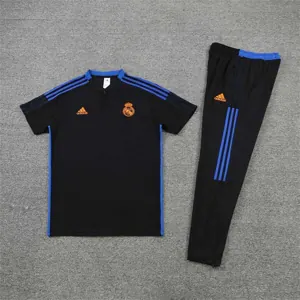 Real Madrid Polo black with yellow-logo 4
