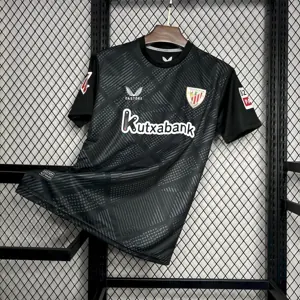 24-25 Athletic Bilbao Black Goalkeeper Shirt Soccer Uniforms Soccer AAAAJersey Yupoo 2