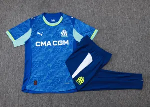 25-26 Marseille Third Away Player Version Training Kits Football Tracksuits 1