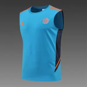 22-23 Manchester United vest training suit kit Blue 21